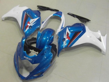 Carenagens Moto Suzuki GSX650F 2008-2013 - Branco Azul