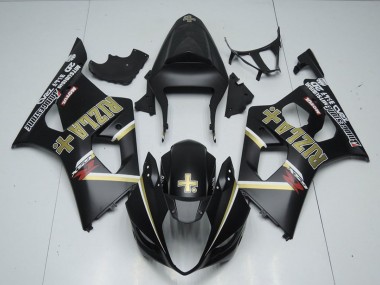 Carenagens Moto Suzuki GSXR 1000 2003-2004 - Preto Fosco Rizla