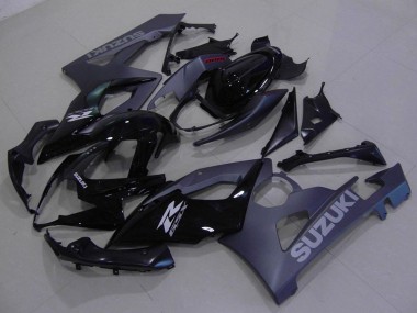 Kit Carenagens Moto Suzuki GSXR 1000 2005-2006 - Preto Brilhante Preto Fosco