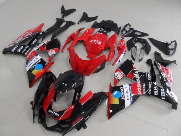 Carenagens Moto Suzuki GSXR 1000 2009-2016 - Vermelho Azul Amarelo Preto JOMO
