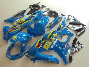 Carenagens Moto Suzuki GSXR 1000 2009-2016 - Azul Amarelo Rizla Hopper Motul