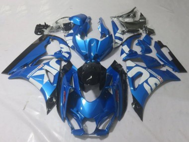 Carenagens Moto Suzuki GSXR 1000 2017-2024 - Azul Branco Preto
