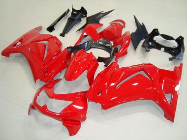 Carenagens Moto Kawasaki ZX250R 2008-2012 - Vermelho Preto