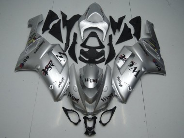 Carenagens Moto Kawasaki ZX6R 2007-2008 - Prata West