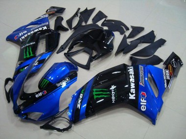 Carenagens Moto Kawasaki ZX6R 2007-2008 - Azul Monstro
