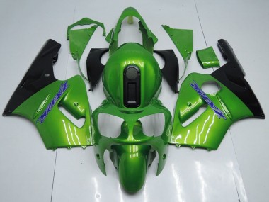 Carenagens Moto Kawasaki ZX12R 2000-2001 - Verde Preto Azul
