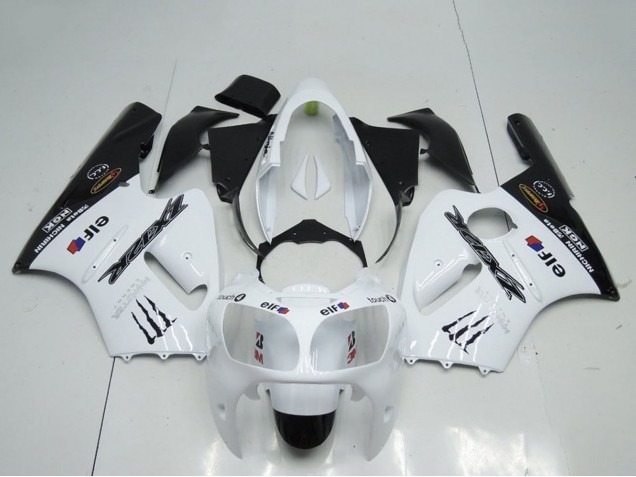 Carenagens Moto Kawasaki ZX12R 2000-2001 - Branco Preto Elf Monstro