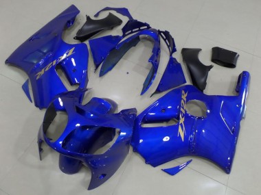 Carenagens Moto Kawasaki ZX12R 2000-2001 - Azul Ouro Decalques