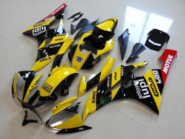 Carenagens Moto Yamaha YZF R6 2006-2007 - Amarelo Preto Brilhante Vermelho Verde Motul Monstro