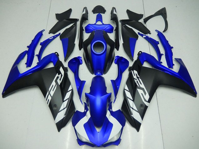 Carenagens Moto Yamaha YZF R3 2015-2018 - Azul Preto Fosco