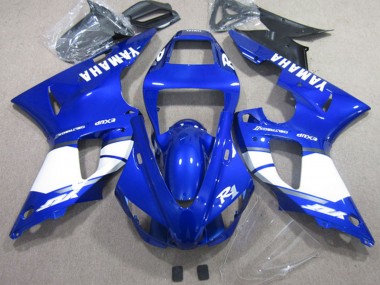 Carenagens Moto Yamaha YZF R1 2002-2003 - Azul Branco