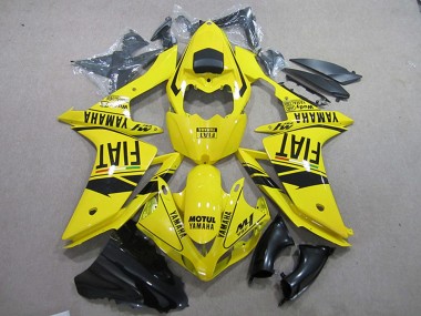 Carenagens Moto Yamaha YZF R1 2007-2008 - Amarelo Preto Motul Fiat