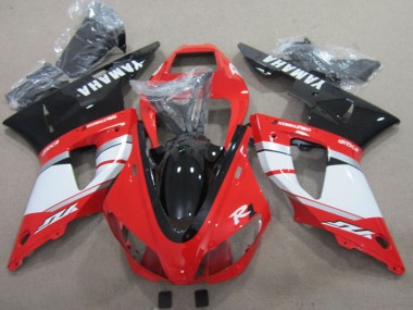 Carenagens Moto Yamaha YZF R1 2009-2011 - Vermelho Branco Preto