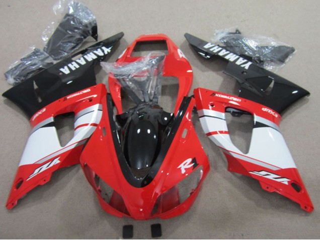 Carenagens Moto Yamaha YZF R1 2009-2011 - Vermelho Branco Preto