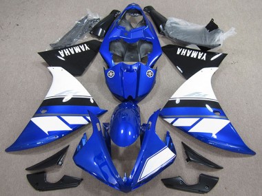 Carenagens Moto Yamaha YZF R1 2009-2011 - Azul Branco Preto