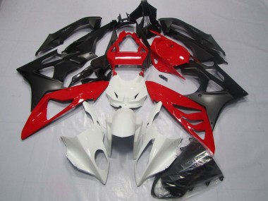 Carenagens ABS BMW S1000RR 2009-2014 - Branco Vermelho Preto Fosco