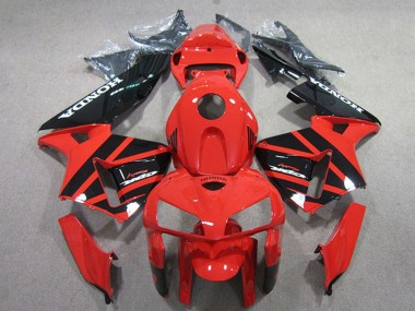 Kits Carenagens Moto Honda CBR600RR 2005-2006 - Vermelho Preto