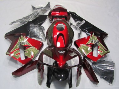 Carenagem Moto Honda CBR600RR 2005-2006 - Preto Vermelho