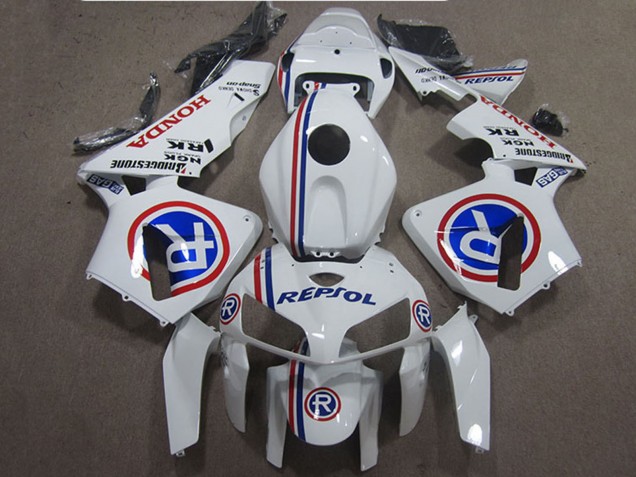Carenagens Moto Honda CBR600RR 2005-2006 - Branco Azul Repsol