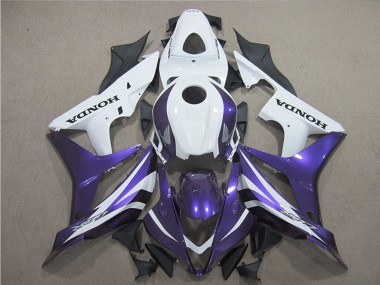 Carenagens Moto Honda CBR600RR 2007-2008 - Branco Roxo