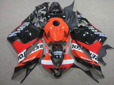 Carenagens Moto Completa Honda CBR600RR 2009-2012 - Laranja Branco Vermelho Preto Brilhante Repsol