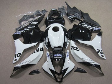Kits Carenagem Moto Honda CBR600RR 2009-2012 - Branco Preto Brilhante Repsol