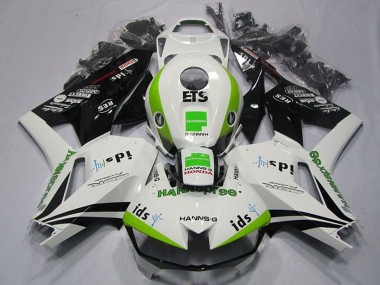 Carenagens Moto Honda CBR600RR 2013-2026 - Branco Verde Preto Brilhante Hannspree ETS