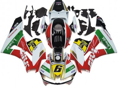 Carenagens Moto Honda CBR1000RR 2012-2016 - Branco Vermelho Amarelo Verde Linhaar Viar 6