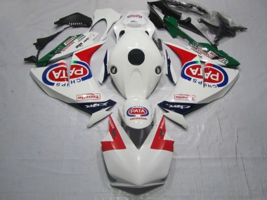 Carenagens Moto Honda CBR1000RR 2012-2016 - Branco Vermelho Azul Verde PATA