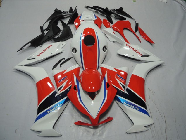 Kits Carenagens Moto Honda CBR1000RR 2012-2016 - Branco Vermelho Azul
