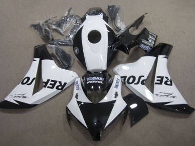 Carenagem Moto Honda CBR1000RR 2008-2011 - Branco Preto Brilhante Repsol