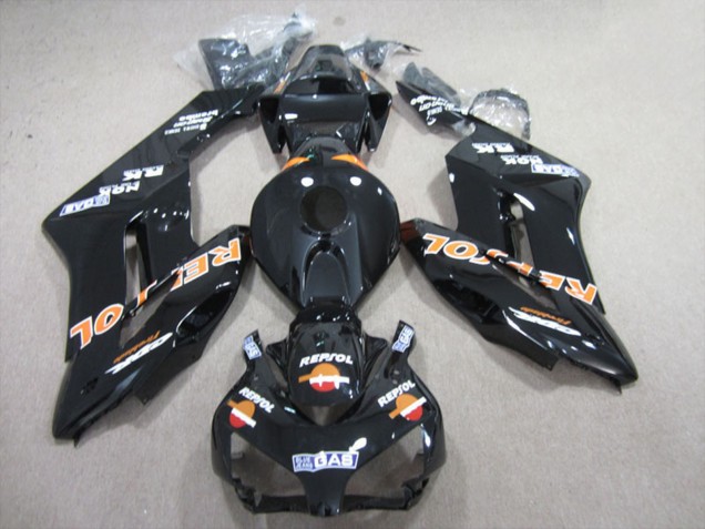 Carenagens Moto Honda CBR1000RR 2004-2005 - Preto Brilhante Laranja Repsol