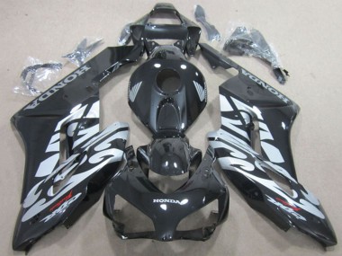 Carenagens Moto Honda CBR1000RR 2004-2005 - Preto Brilhante Prata