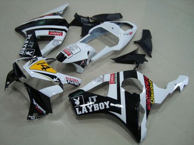 Carenagens Moto Honda CBR900RR 954 2002-2003 - Branco Amarelo Preto Brilhante Rizoma Playboy 14