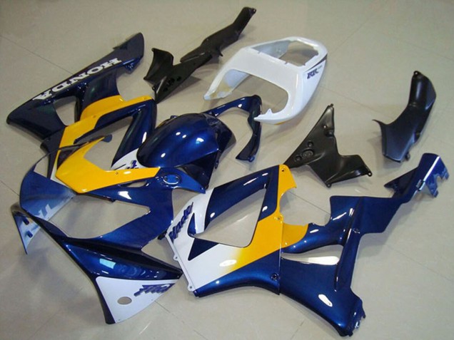Carenagens Moto Honda CBR900RR 929 2000-2001 - Branco Azul Amarelo