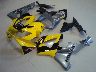 Carenagens Moto Honda CBR900RR 929 2000-2001 - Amarelo Prata Preto Brilhante