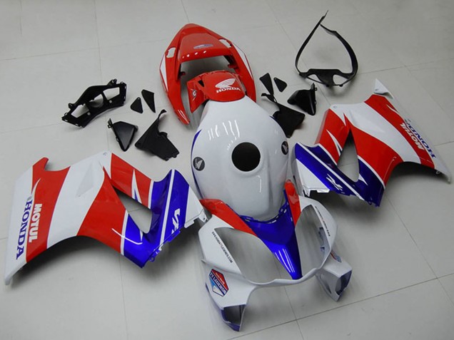 Carenagens Moto Honda VFR 800 2002-2013 - Branco Vermelho Azul