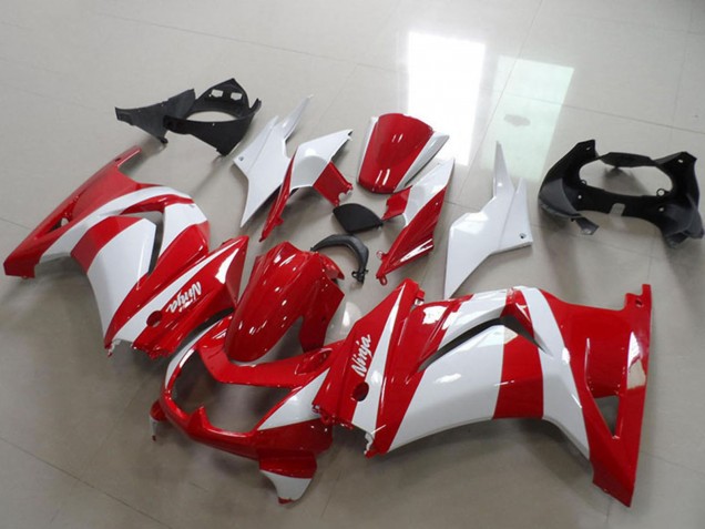 Carenagens Moto Kawasaki ZX250R 2008-2012 - Branco Vermelho