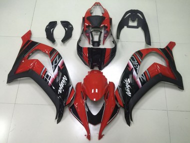 Carenagens Moto Kawasaki ZX10R 2016-2020 - Vermelho Castanho Preto Brilhante Branco