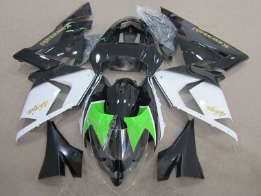 Carenagens Moto Kawasaki ZX10R 2004-2005 - Preto Branco Ouro Ninja