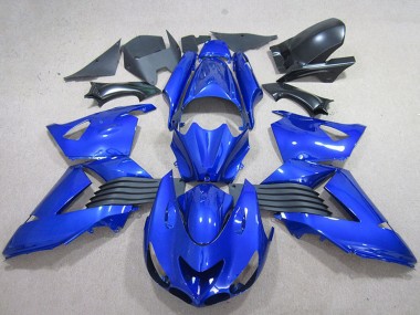 Carenagem Moto Kawasaki ZX14R ZZR1400 2006-2011 - Azul