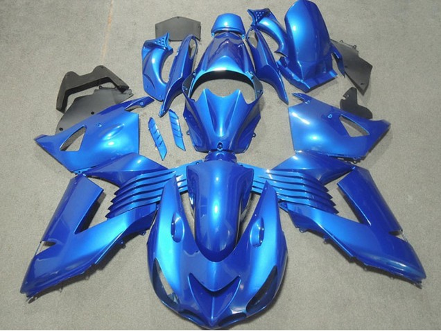 Carenagens Moto Kawasaki ZX14R ZZR1400 2006-2011 - Azul