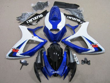 Carenagens Moto Suzuki GSXR 600 2006-2007 - Branco Azul Preto Vermelho