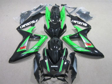 Carenagens Moto Suzuki GSXR 600 2006-2007 - Verde Preto Brilhante Vermelho