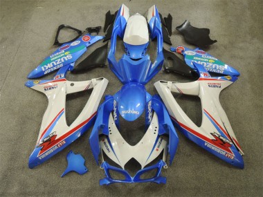 Carenagens Moto Suzuki GSXR 600 2008-2010 - Branco Azul Vermelho Verde