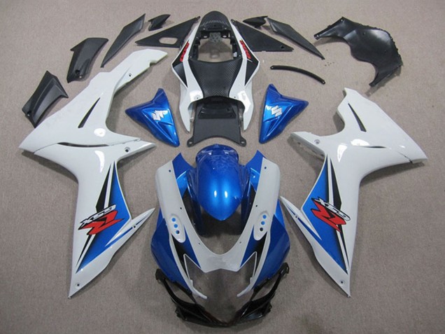 Carenagens Moto Suzuki GSXR 600 2011-2024 - Branco Azul Preto Vermelho