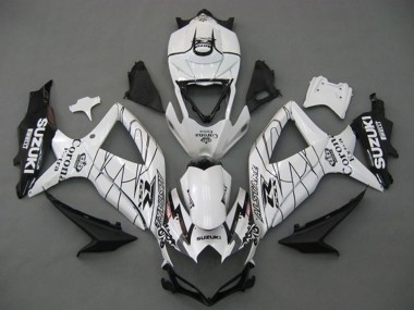 Carenagens Moto Suzuki GSXR 750 2008-2010 - Branco Preto Corona Extra Alstare