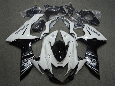 Carenagens Moto Suzuki GSXR 750 2011-2024 - Branco Preto