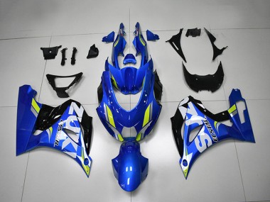 Carenagem Moto Suzuki GSXR 1000 2017-2024 - Azul Branco Verde