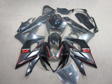 Kits Carenagem Moto Suzuki GSXR 1000 2005-2006 - Preto Cinzento Vermelho